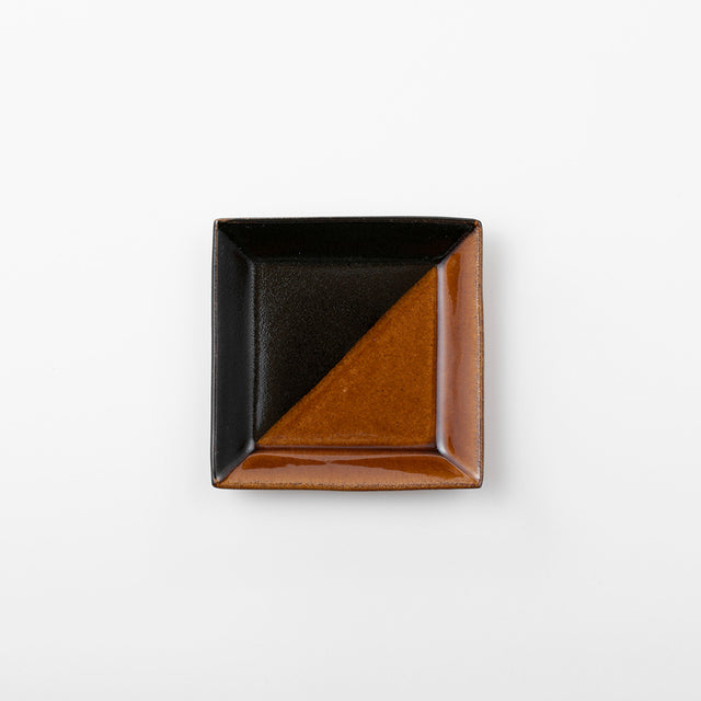 2tone square plate small