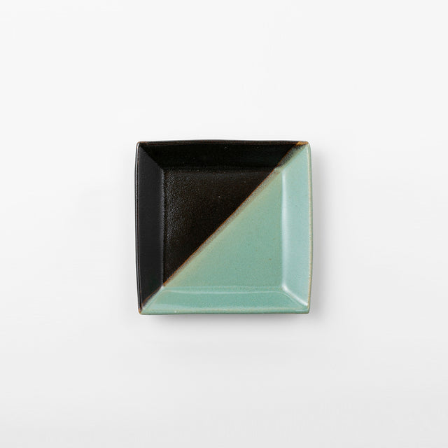 2tone square plate small