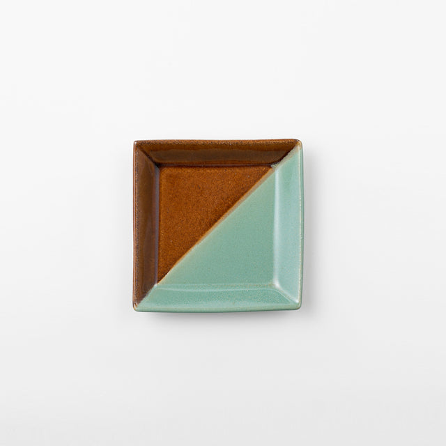 2tone square plate small