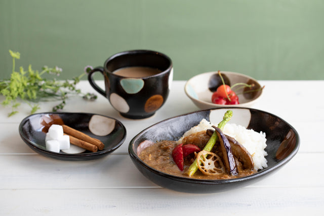sansai oval plate large