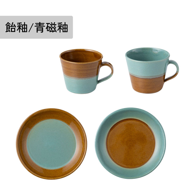 【ギフトセット】2toneマグカップ＆ソーサーペア
