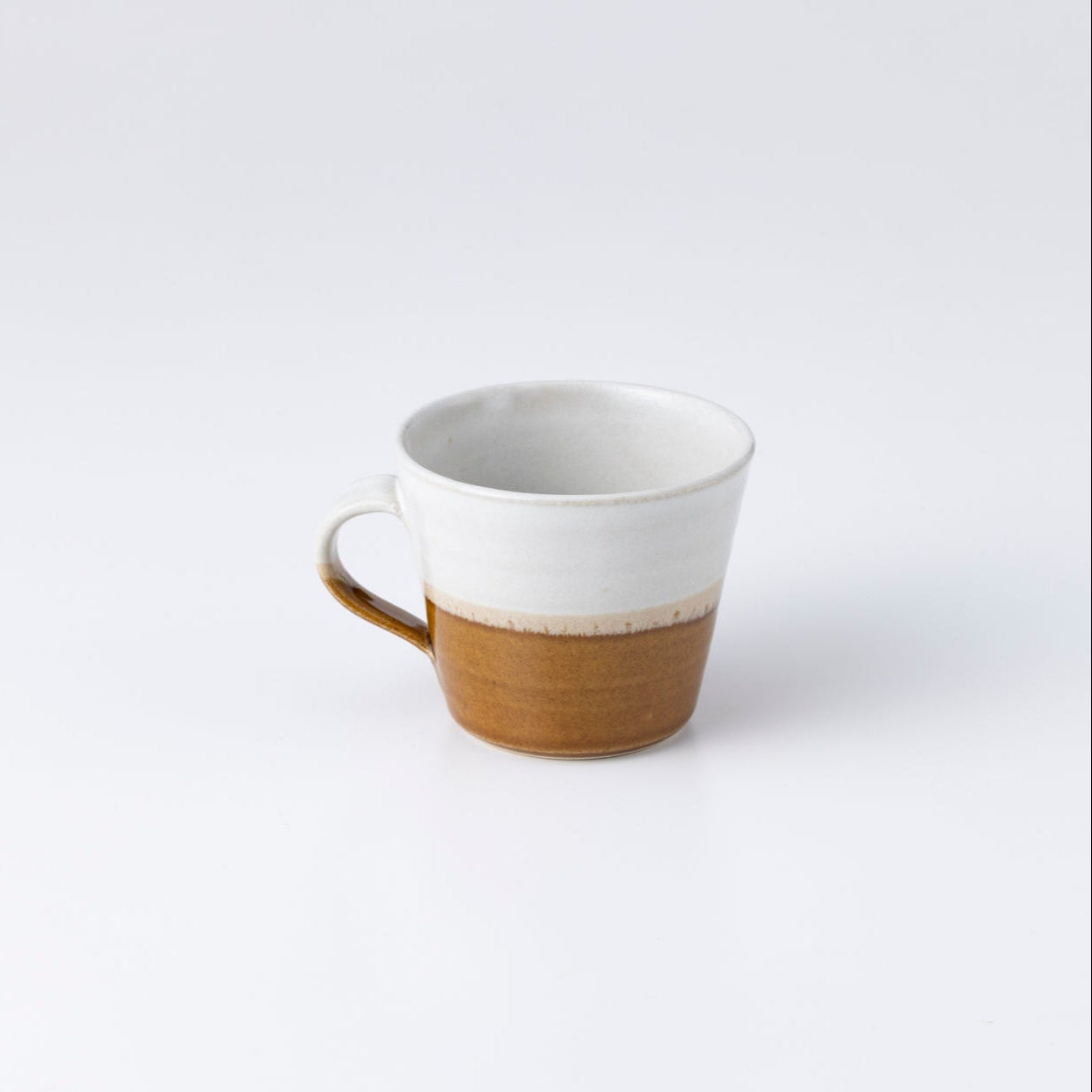 益子焼｜道祖土和田窯 Official Website】2toneマグカップ190ml