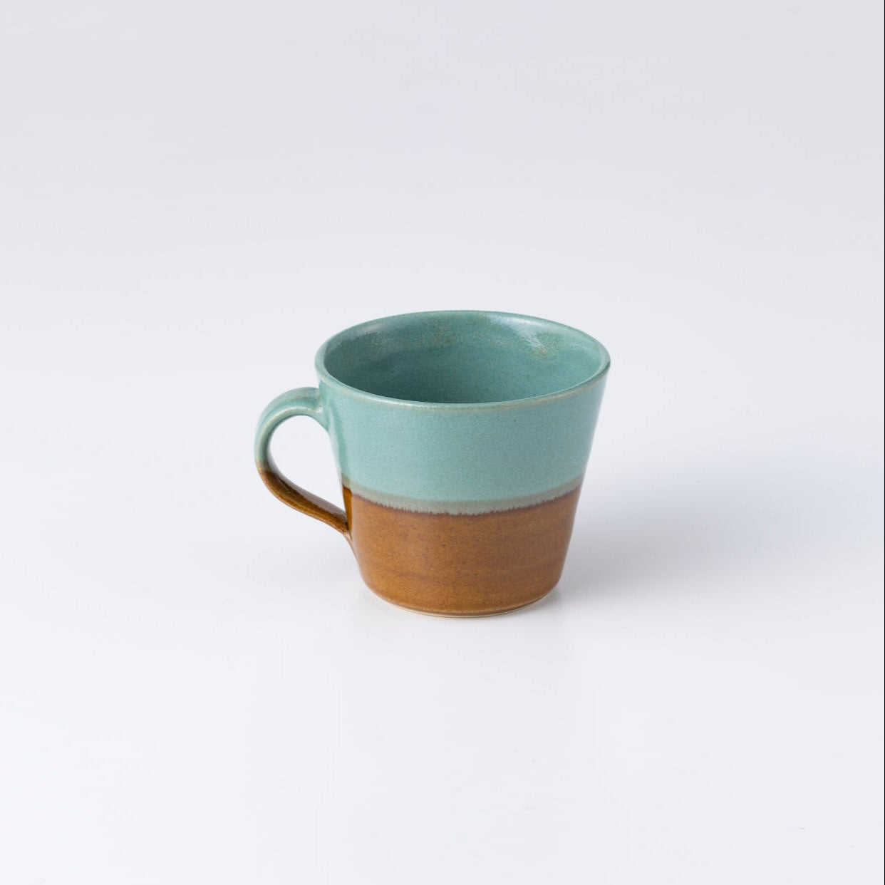 益子焼｜道祖土和田窯 Official Website】2toneマグカップ190ml