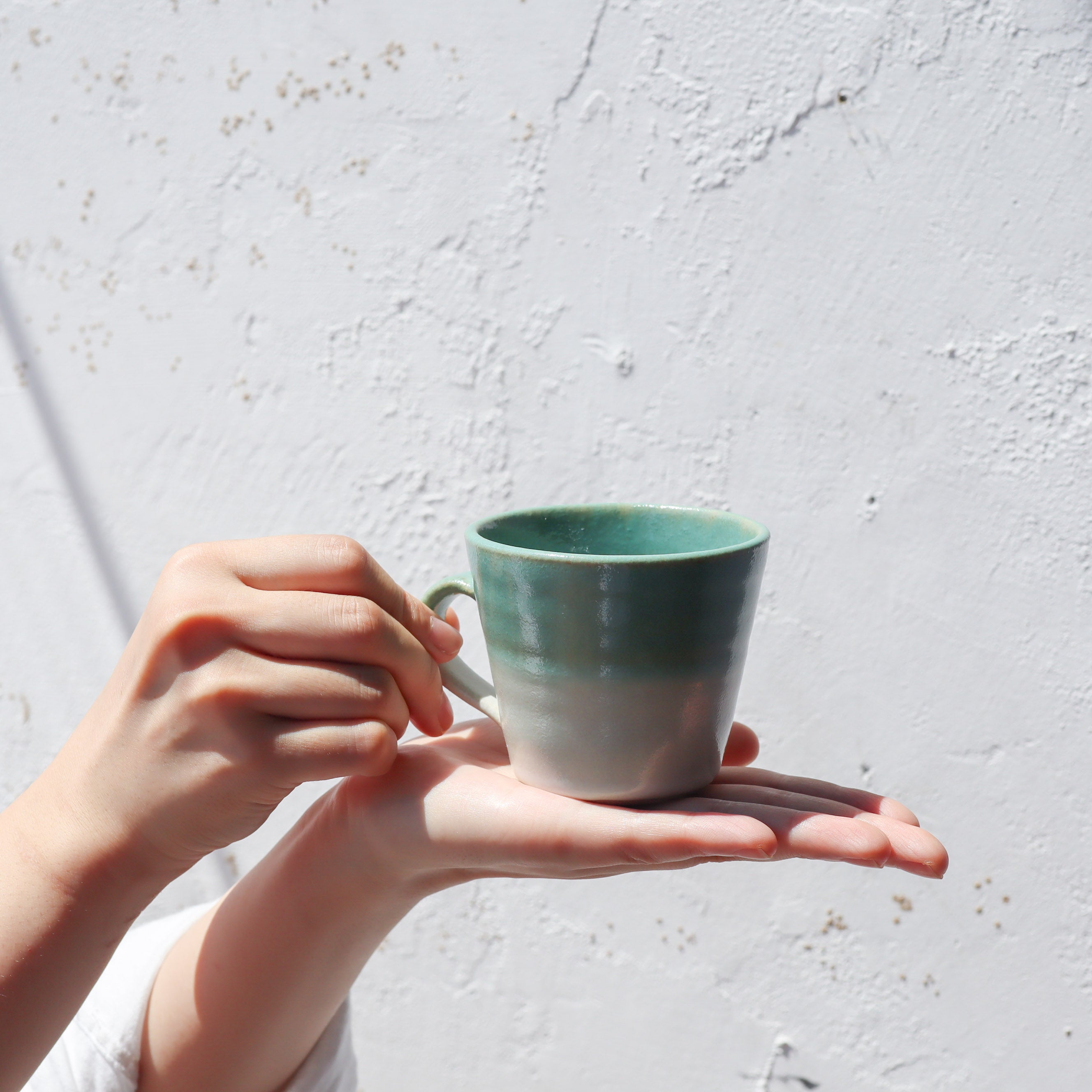 益子焼｜道祖土和田窯 Official Website】2toneマグカップ190ml