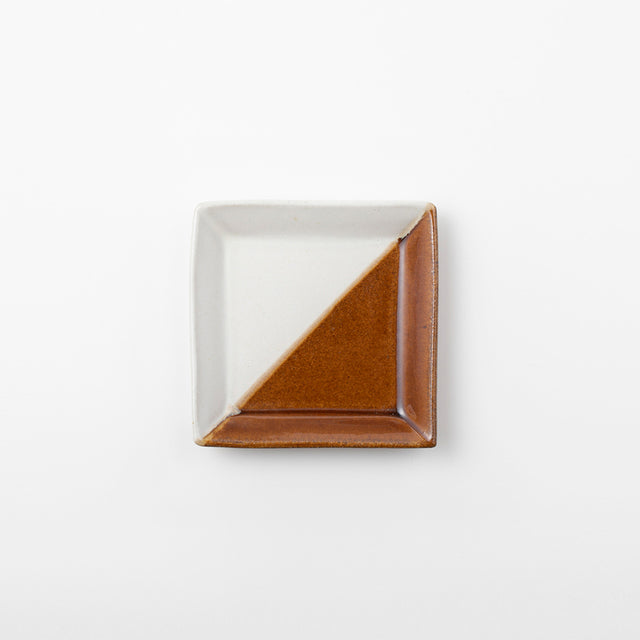 2tone square plate small