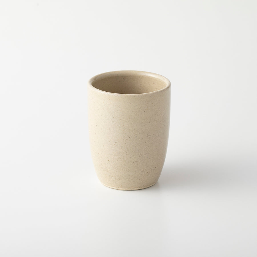 Pottery glazed in Nami-jiro (standard white glaze)