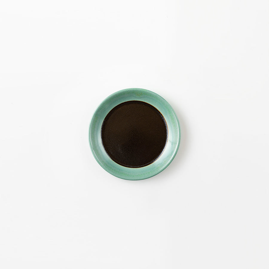 益子焼｜道祖土和田窯 Official Website】2tone 5寸皿