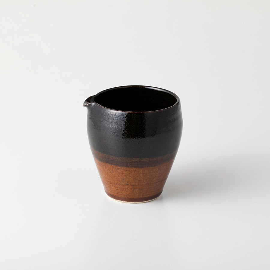 益子焼｜道祖土和田窯 Official Website】2tone 片口